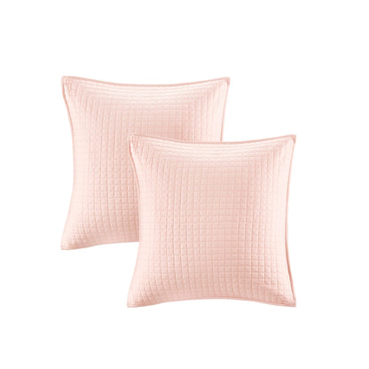 Intelligent Design Maize Cotton Jacquard Duvet Cover Set with Euro Shams and Throw Pillows