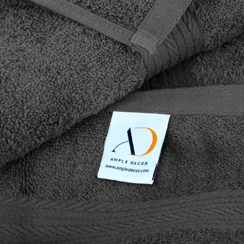 Cotton 600GSM Bathroom Hand Towel 18X28 Inch by Ample Decor