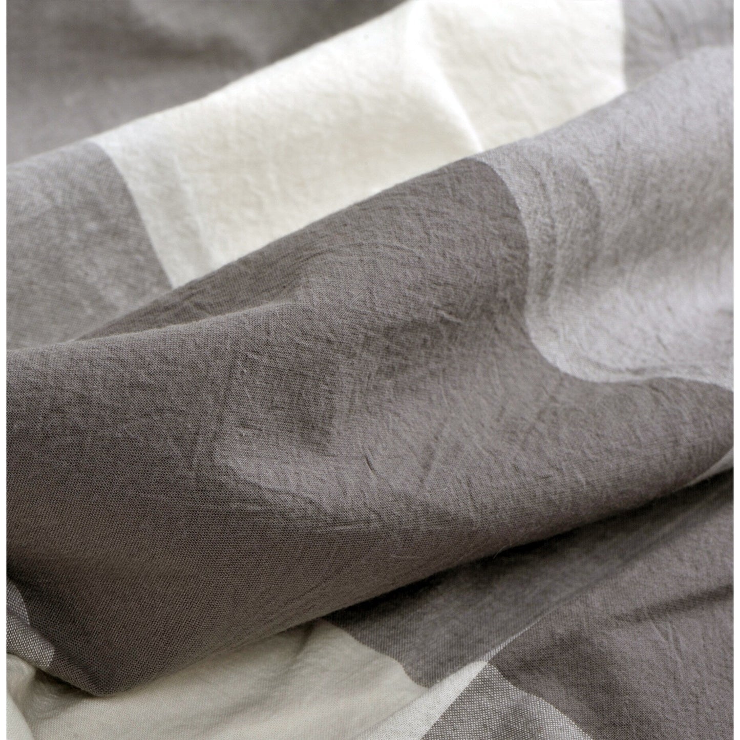 Cotton Plaid Windowpane Check 3-piece Duvet Cover Set