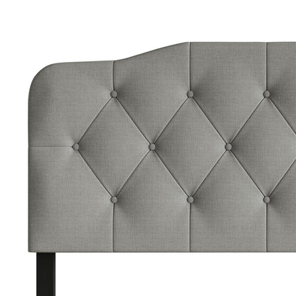 CraftPorch Elegant Button-Tufted Upholstered Headboard