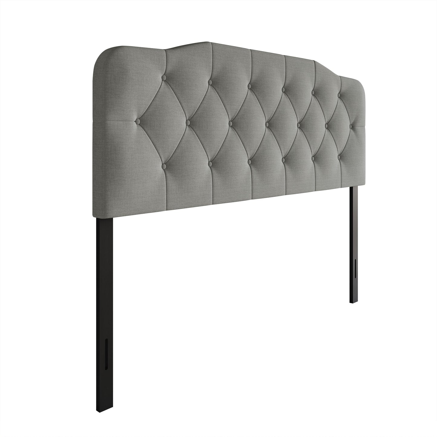 CraftPorch Elegant Button-Tufted Upholstered Headboard