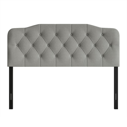CraftPorch Elegant Button-Tufted Upholstered Headboard
