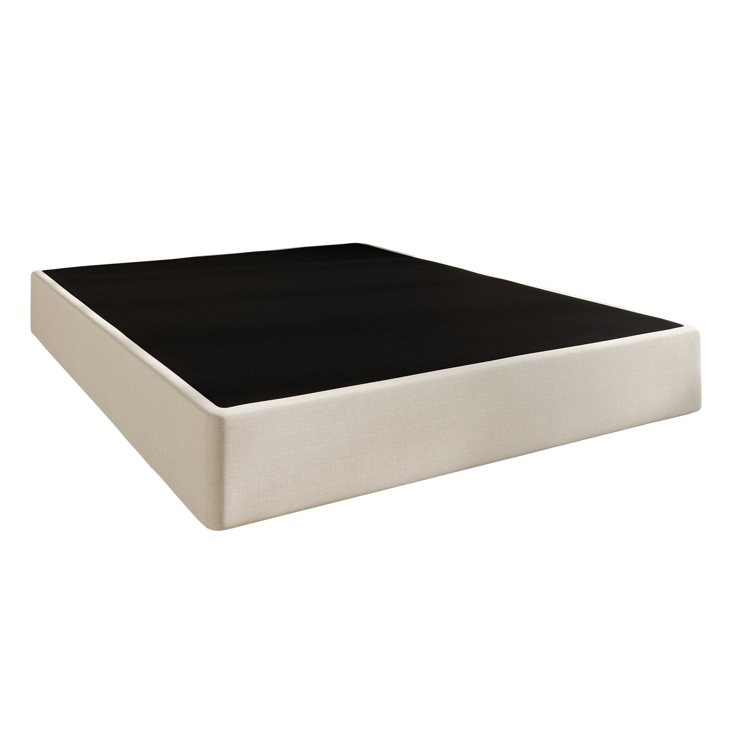 CraftPorch Upholstered Linen Metal Box Spring