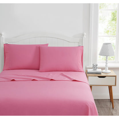 Crayola Cotton Percale Solid Color Sheet Set