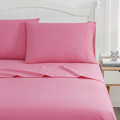 Crayola Cotton Percale Solid Color Sheet Set