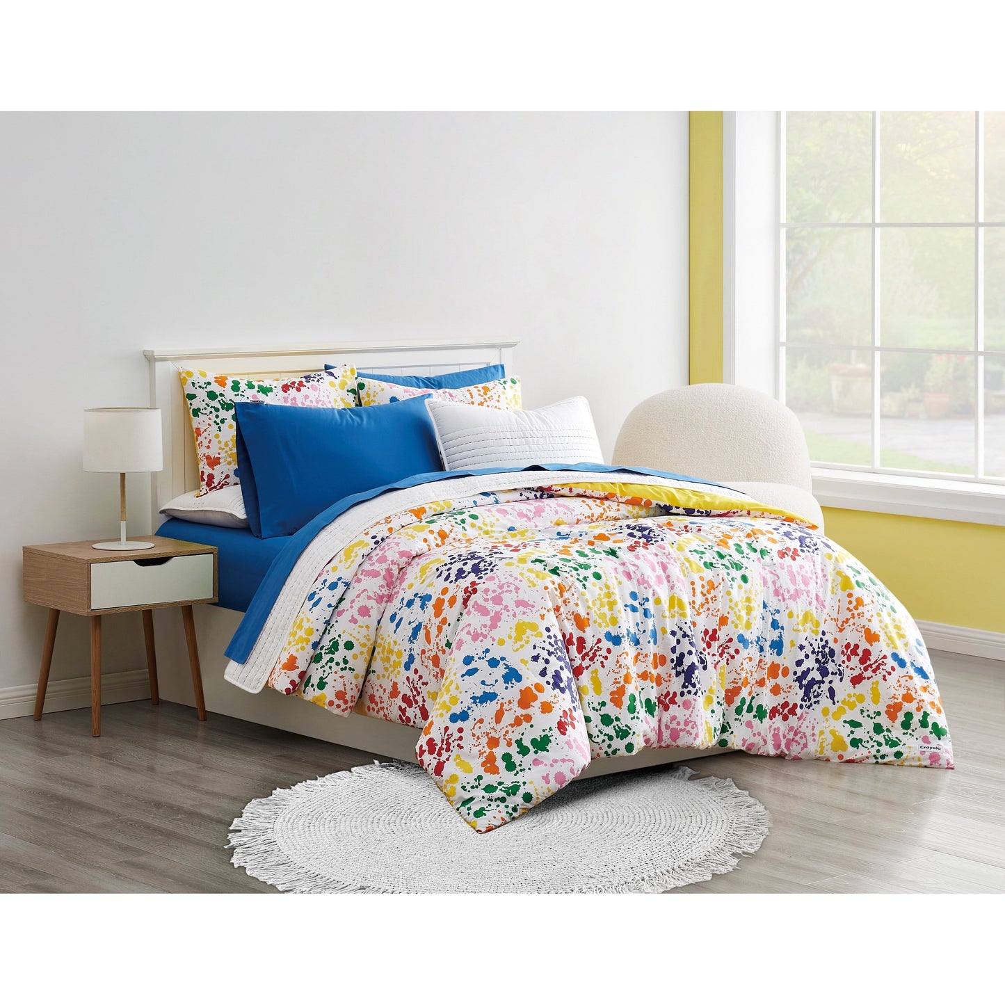 Crayola Cotton Percale Solid Color Sheet Set