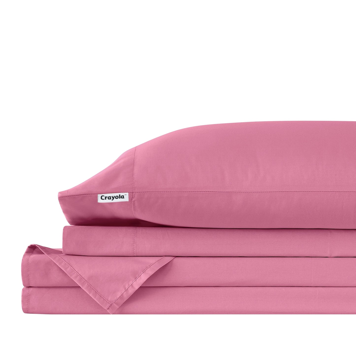 Crayola Cotton Percale Solid Color Sheet Set