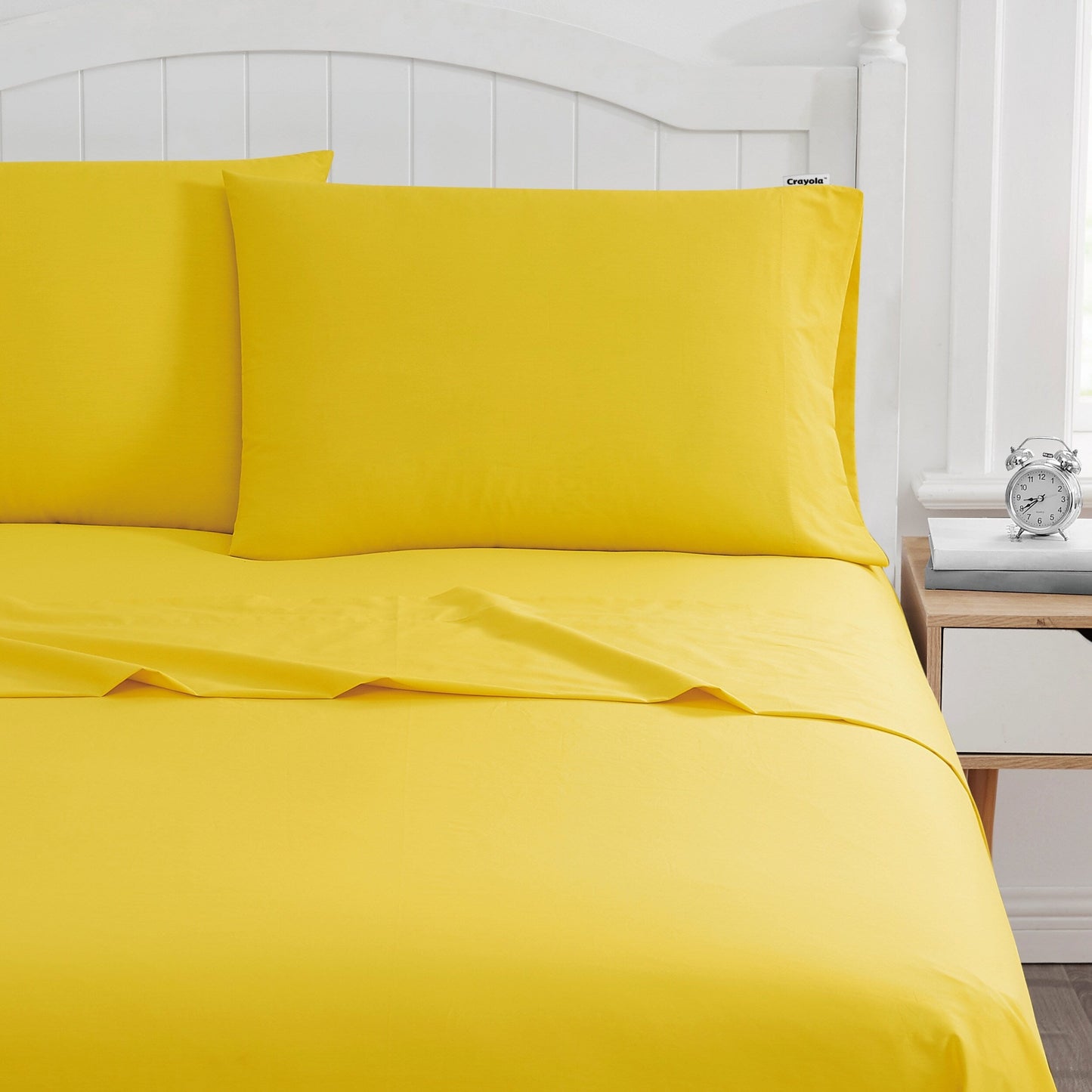 Crayola Cotton Percale Solid Color Sheet Set