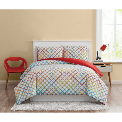 Crayola Happy Plaid Cotton Comforter Set