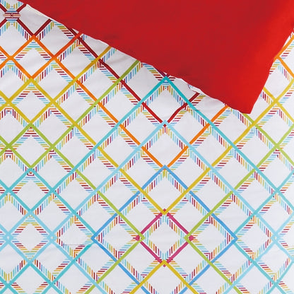 Crayola Happy Plaid Cotton Comforter Set