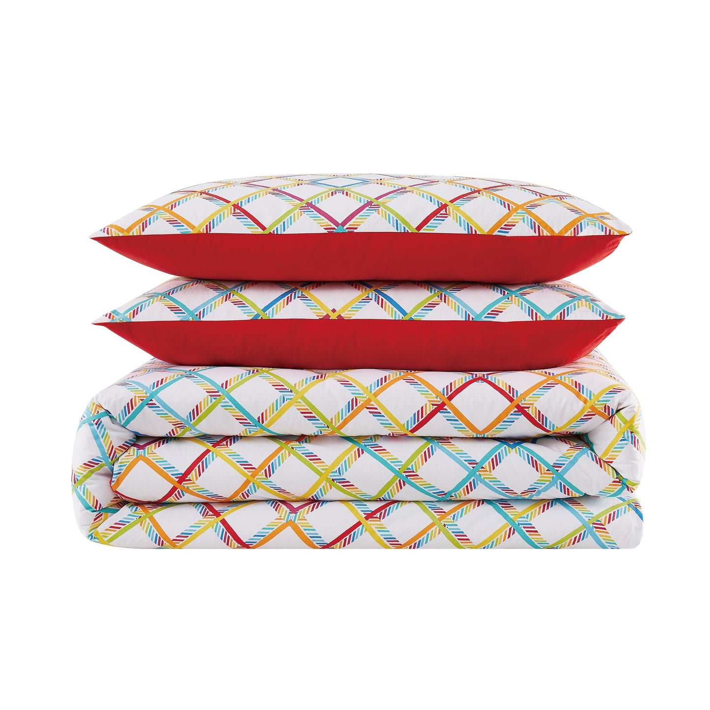 Crayola Happy Plaid Cotton Comforter Set