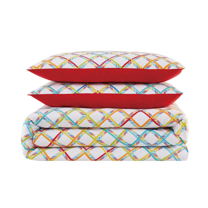 Crayola Happy Plaid Cotton Comforter Set