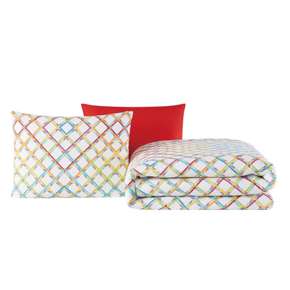 Crayola Happy Plaid Cotton Comforter Set