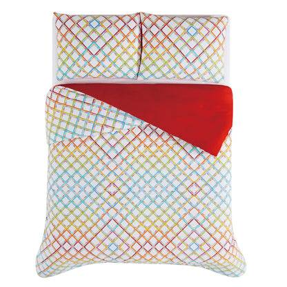 Crayola Happy Plaid Cotton Comforter Set