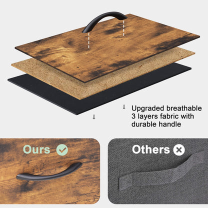 Crestlive Products 6 Drawers Vertical Dresser Storage Tower with Wood Top