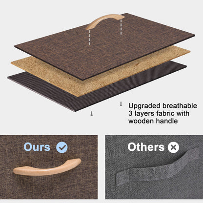 Crestlive Products 6 Drawers Vertical Dresser Storage Tower with Wood Top