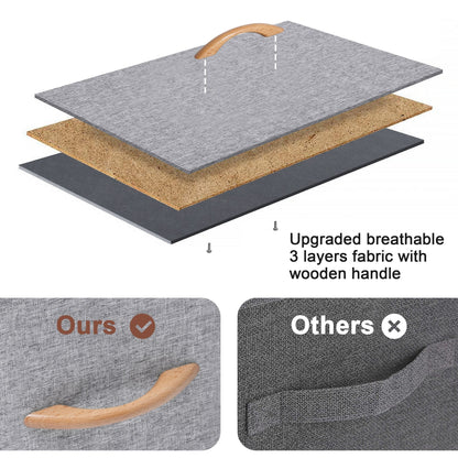 Crestlive Products 6 Drawers Vertical Dresser Storage Tower with Wood Top