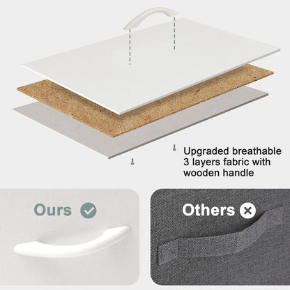 Crestlive Products 6 Drawers Vertical Dresser Storage Tower with Wood Top