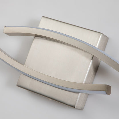 Curve Linear LED Dimmable 23.6-in W Bathroom Vanity Light Cool/Warm Light Wall Sconce