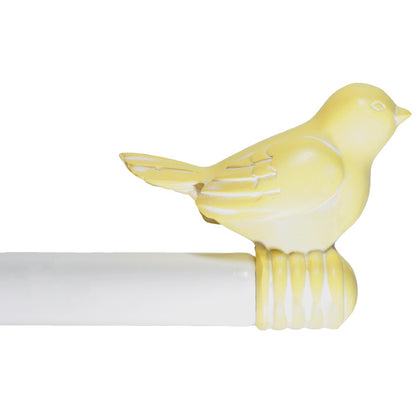 Cute Bird Finial Adjustable Decorative Designer Curtain Rod