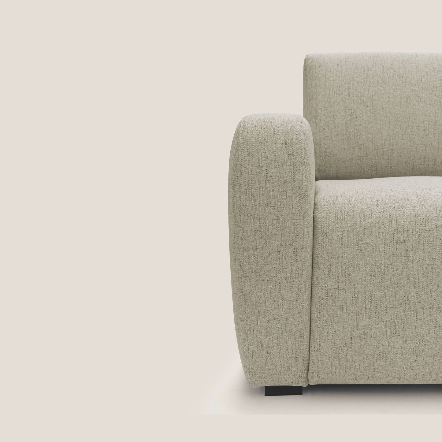 Duna Divano letto matrimoniale con materasso 20 cm in tessuto impermeabile T03 beige