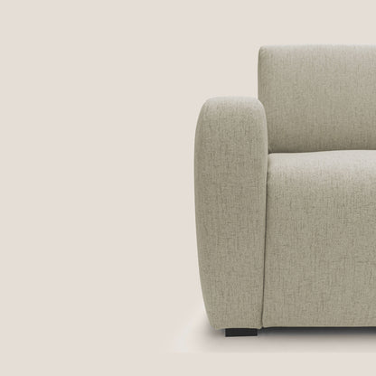 Duna Divano letto matrimoniale con materasso 20 cm in tessuto impermeabile T03 beige