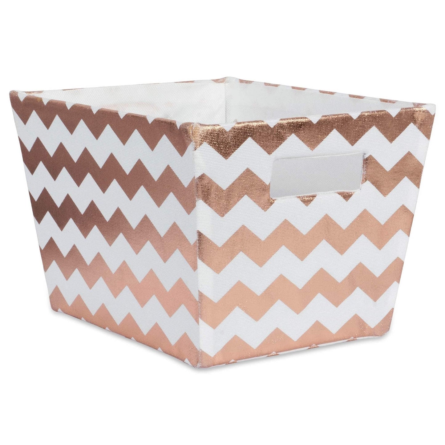DII Hardsided Chevron Decorative Storage Trapezoid
