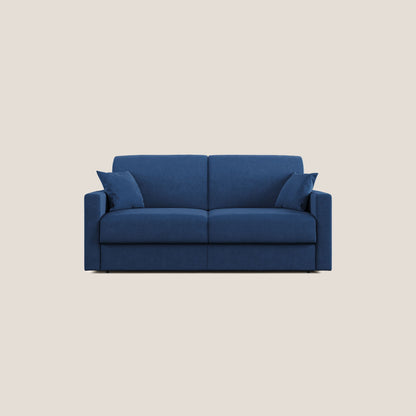 Chris Divano letto in microfibra smacchiabile T11 blu