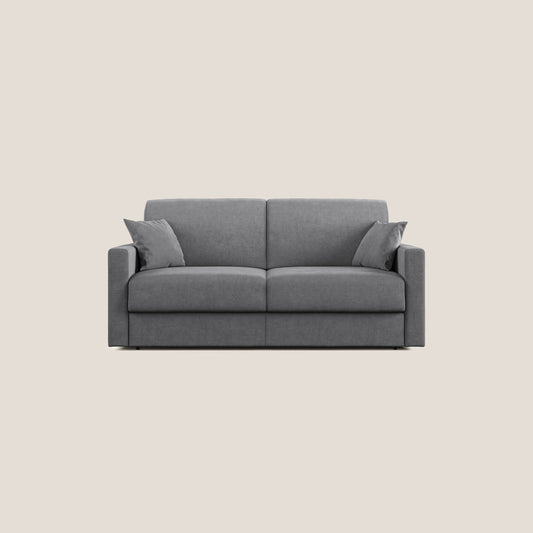 Chris Divano letto in microfibra smacchiabile T11 grigio