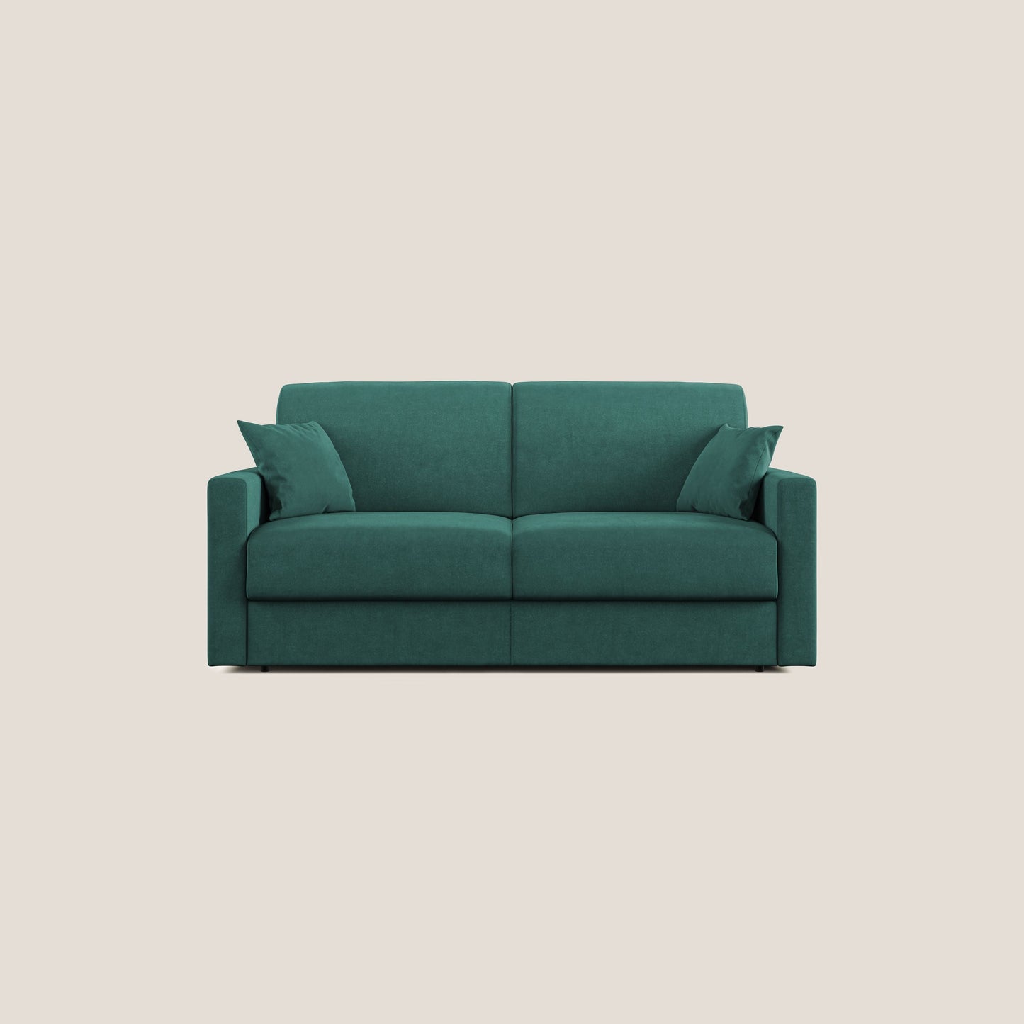 Chris Divano letto in microfibra smaltabile T11 petrolio