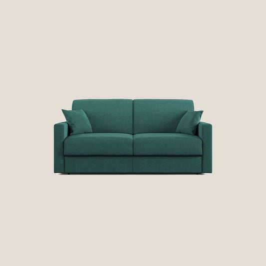 Chris Divano letto in microfibra smaltabile T11 petrolio