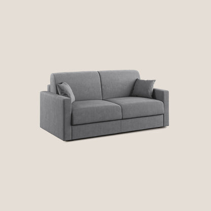 Chris Divano letto in microfibra smacchiabile T11 grigio