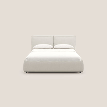 Cocoon letto imbottito contenitore sfoderabile in bouclet impermeabile T07 bianco 