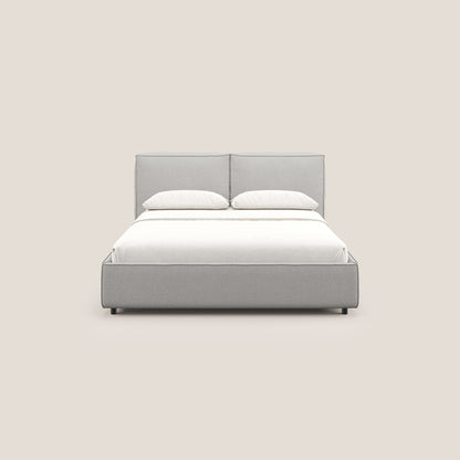 Cocoon letto imbottito contenitore sfoderabile in bouclet impermeabile T07 grigio 