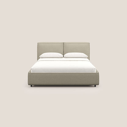 Cocoon letto imbottito contenitore sfoderabile in bouclet impermeabile T07 beige 