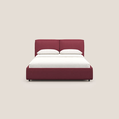 Cocoon letto imbottito contenitore sfoderabile in bouclet impermeabile T07 rosso 