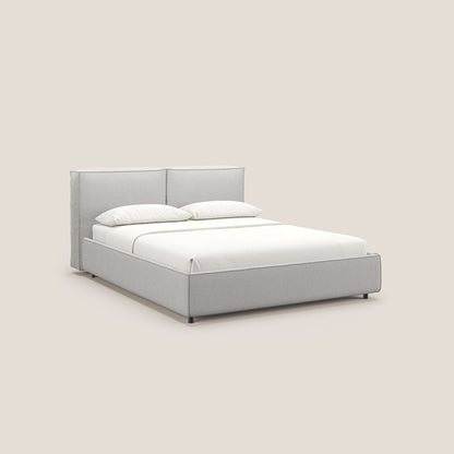 Cocoon letto imbottito contenitore sfoderabile in bouclet impermeabile T07 grigio 