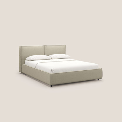 Cocoon letto imbottito contenitore sfoderabile in bouclet impermeabile T07 beige 