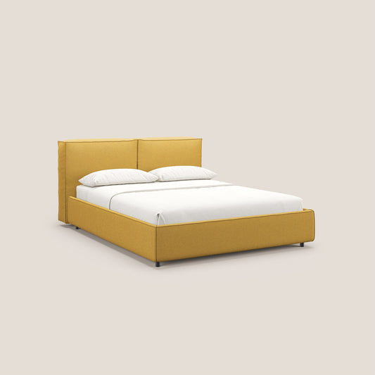 Cocoon letto imbottito contenitore sfoderabile in bouclet impermeabile T07 giallo 