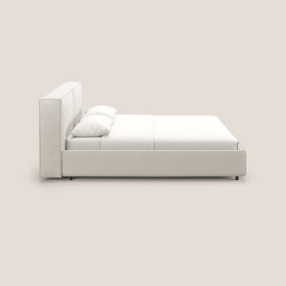 Cocoon letto imbottito contenitore sfoderabile in bouclet impermeabile T07 bianco 