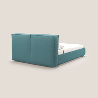 Cocoon letto imbottito contenitore sfoderabile in bouclet impermeabile T07 azzurro 