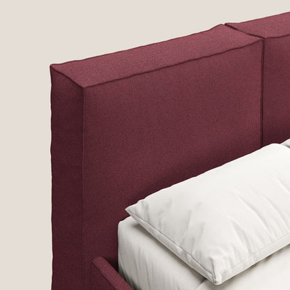 Cocoon letto imbottito contenitore sfoderabile in bouclet impermeabile T07 rosso 