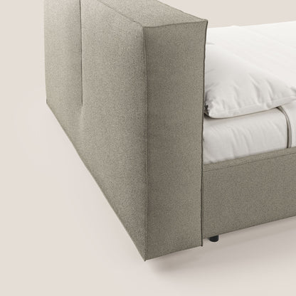 Cocoon letto imbottito contenitore sfoderabile in bouclet impermeabile T07 beige 
