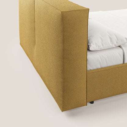 Cocoon letto imbottito contenitore sfoderabile in bouclet impermeabile T07 giallo 