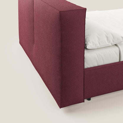 Cocoon letto imbottito contenitore sfoderabile in bouclet impermeabile T07 rosso 