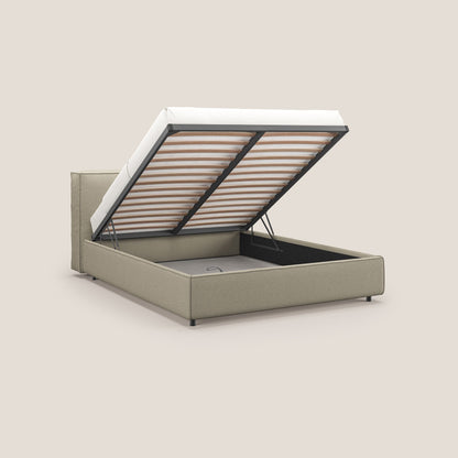 Cocoon letto imbottito contenitore sfoderabile in bouclet impermeabile T07 beige 