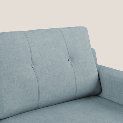 Divano danese angolare REVERSIBILE in tessuto morbido impermeabile T02 carta da zucchero