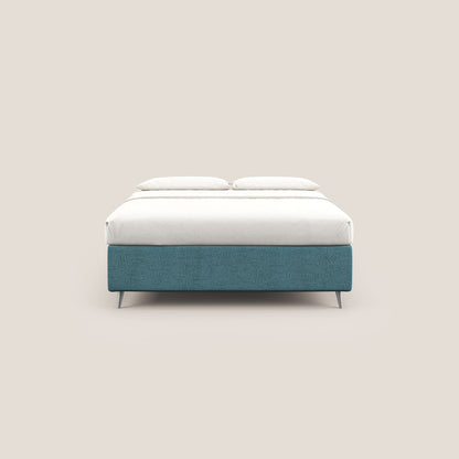 Febe sommier compatto con grande capienza del contenitore in tessuto impermeabile T03 azzurro 