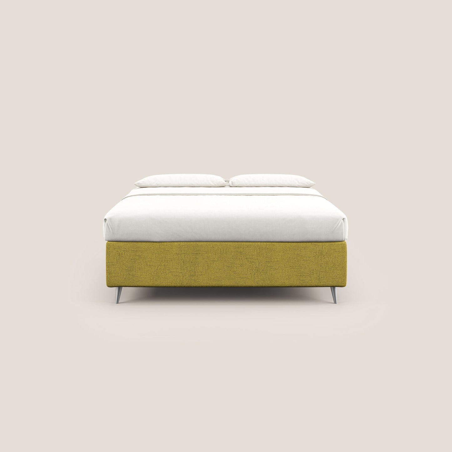 Febe sommier compatto con grande capienza del contenitore in tessuto impermeabile T03 giallo 