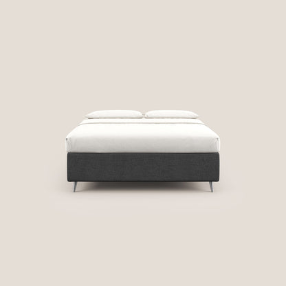 Febe sommier compatto con grande capienza del contenitore in tessuto impermeabile T03 grigio 